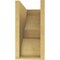 Ekena Millwork 7"W x 14"D x 14"H Classic Ridgewood Rough Cedar Woodgrain TimberThane Corbel, Primed Tan CORUR07X14X14RIDRCPR - alternate 6